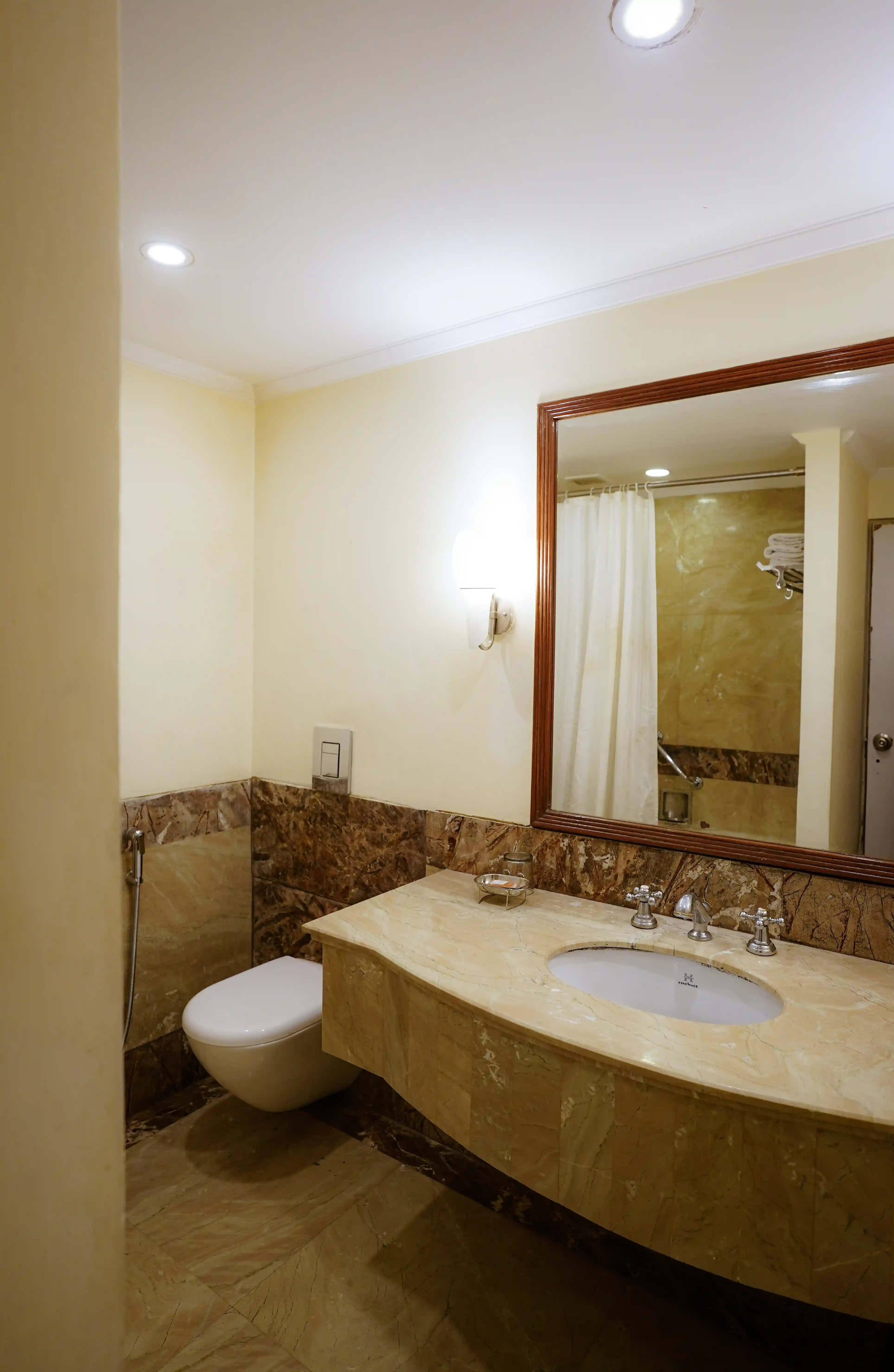 Executive with Bathtub